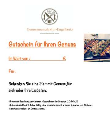 Genuss-Gutschein